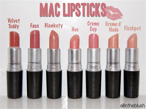 7 MAC Nude Lipstick & Lip Liner Swatches + Review